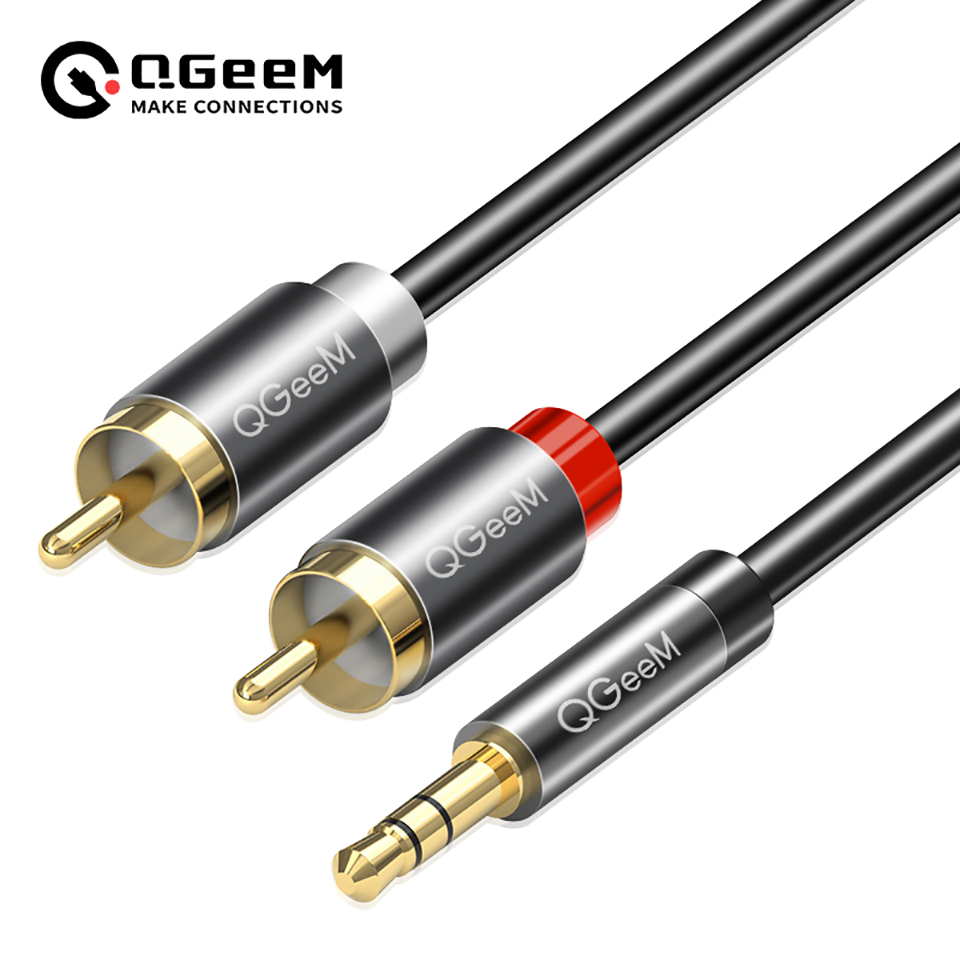 Home Cinema Choice - QGeeM RCA-Kabel 2RCA auf 3,5 Audiokabel