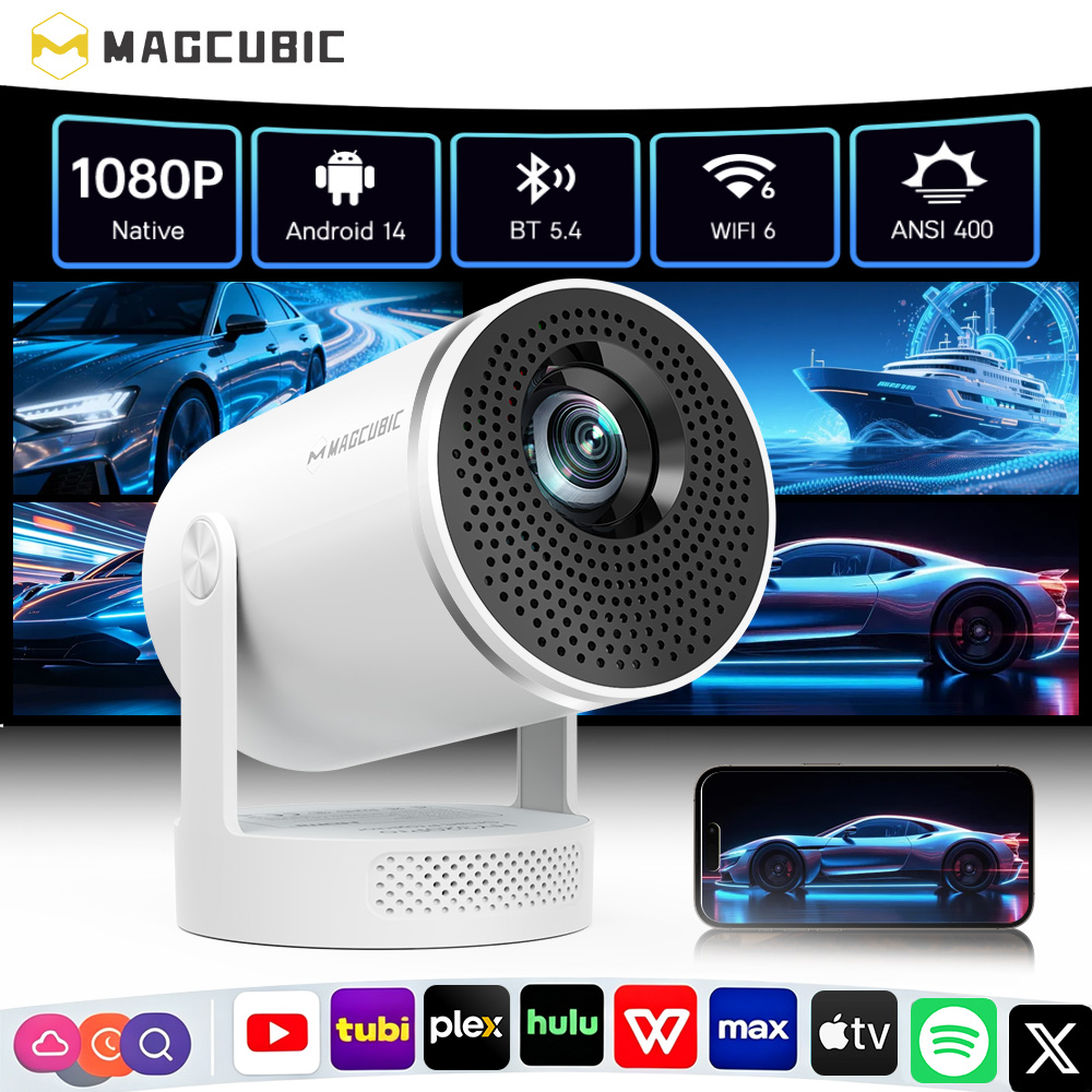 Home Cinema Pc - Magcubic Android 14 Native 1080P 8K