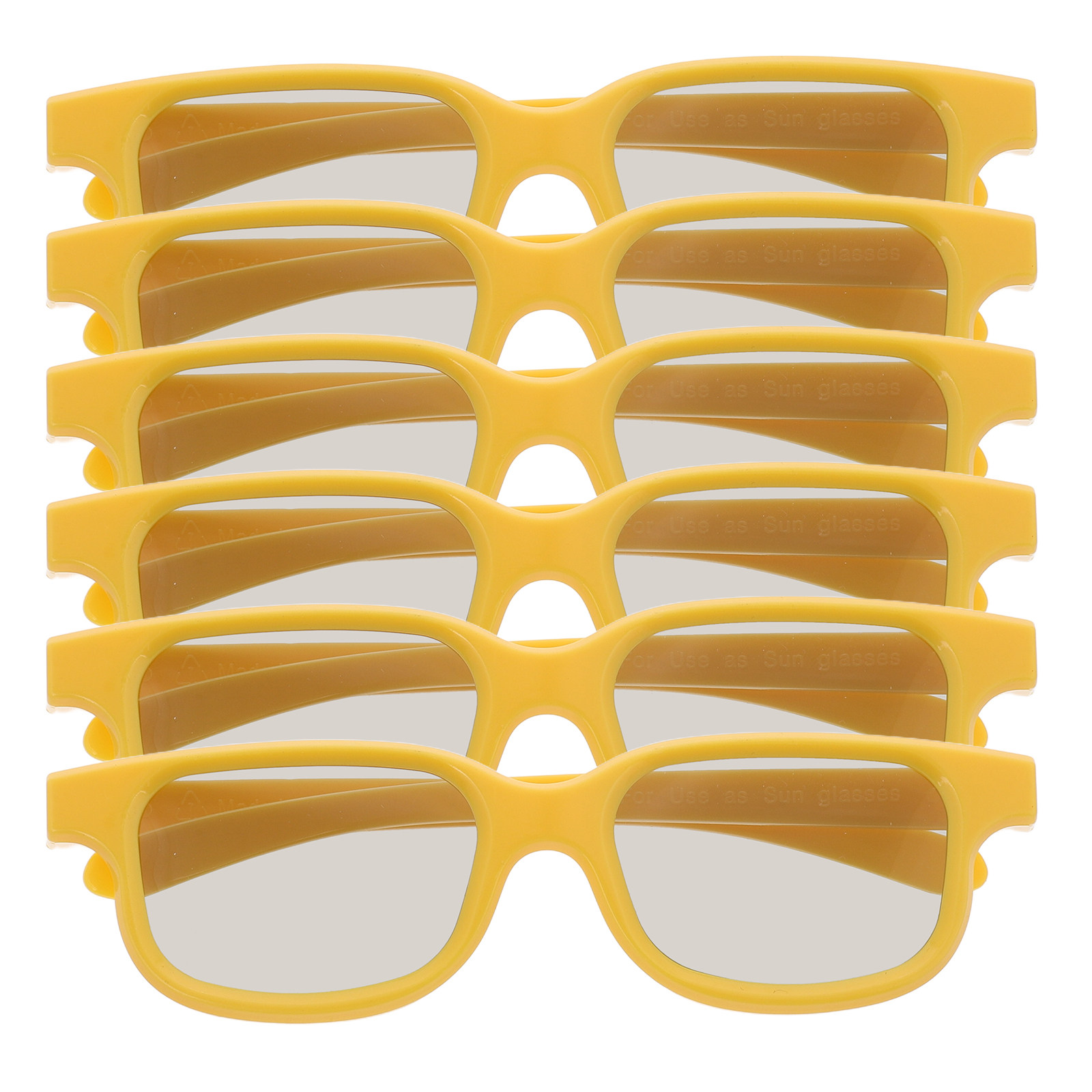 Home Cinema Kids - 6 Stück 3D-Brillen für Kinder, familienfreundlich,