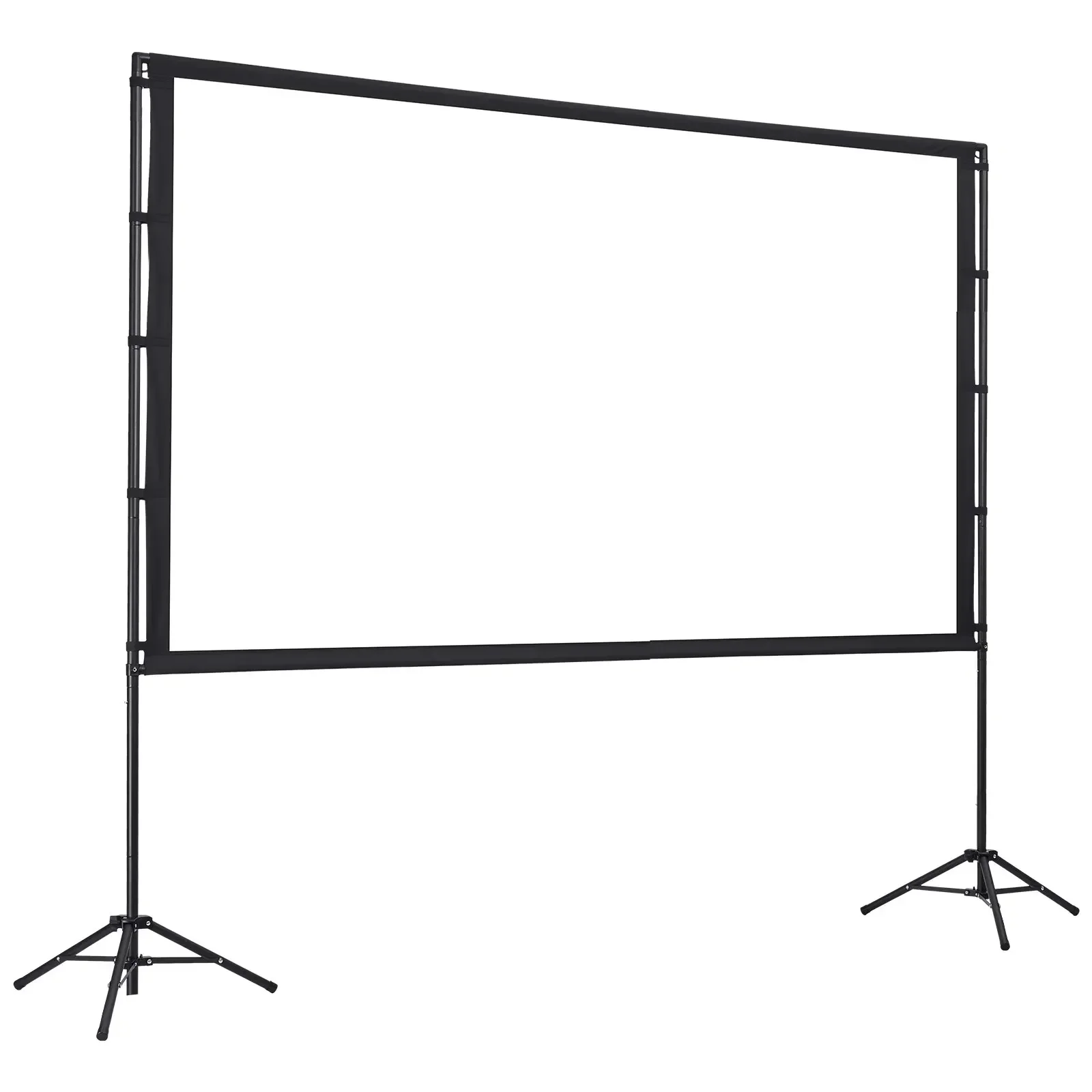 Projector Tripod Stand - Dreibein-Projektionsleinwand mit 2 Ständern 100 Zoll