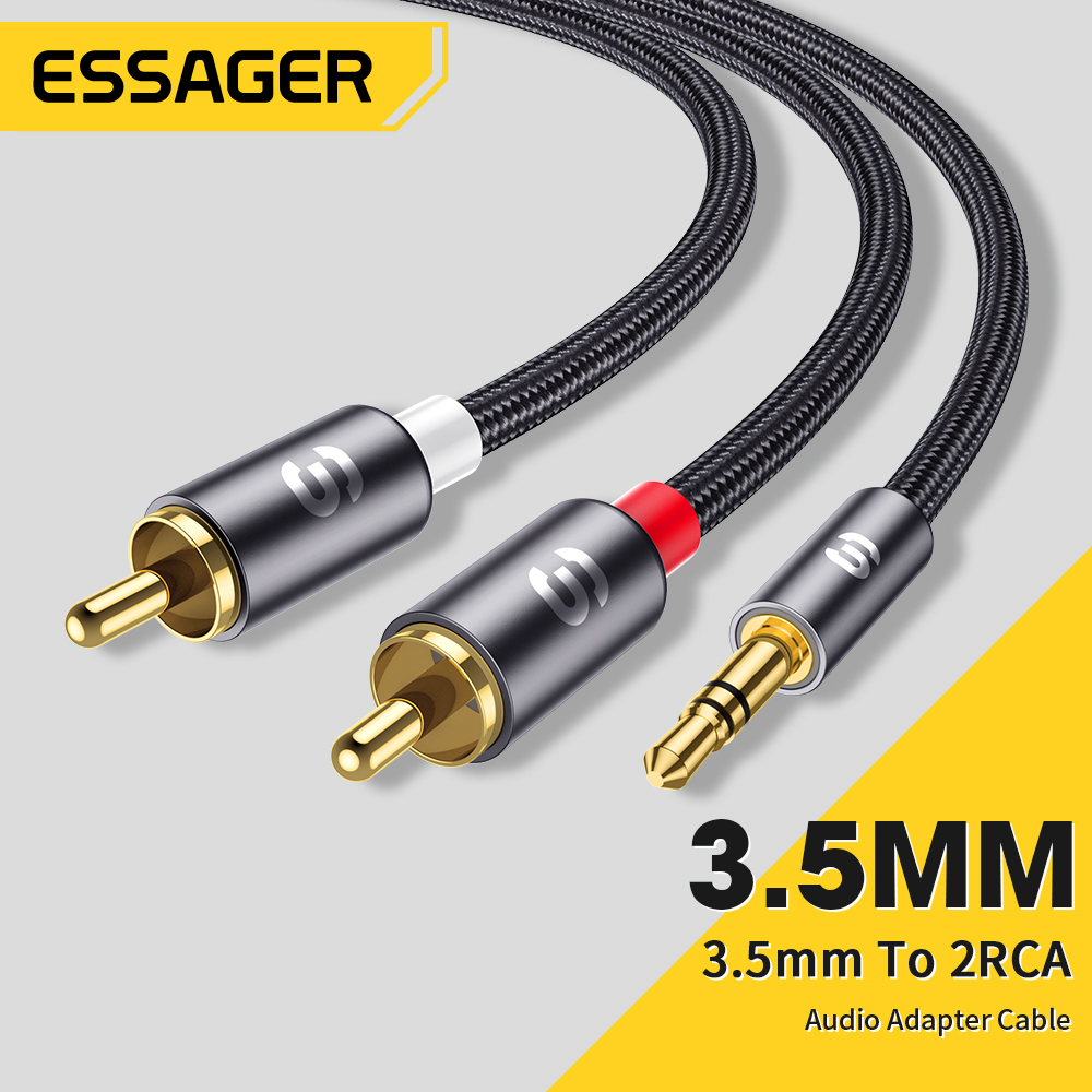 Home Cinema Choice - Essager RCA Audio Kabel Stereo 3,5mm