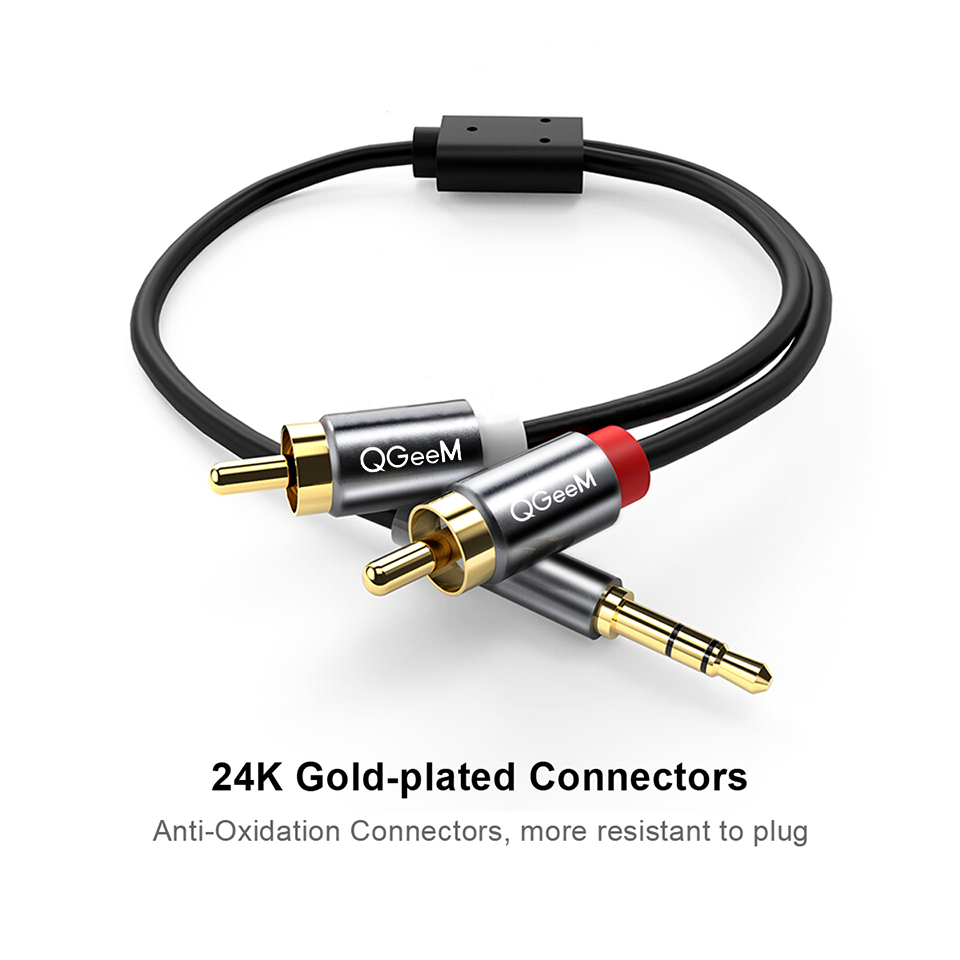 QGeeM RCA-Kabel 2RCA auf 3,5 A – Home Cinema Choice Bewertung und Preis
