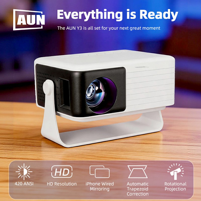 AUN Y3 Projektor Tragbares Hei – Home Cinema Cabasse Bewertung und Preis