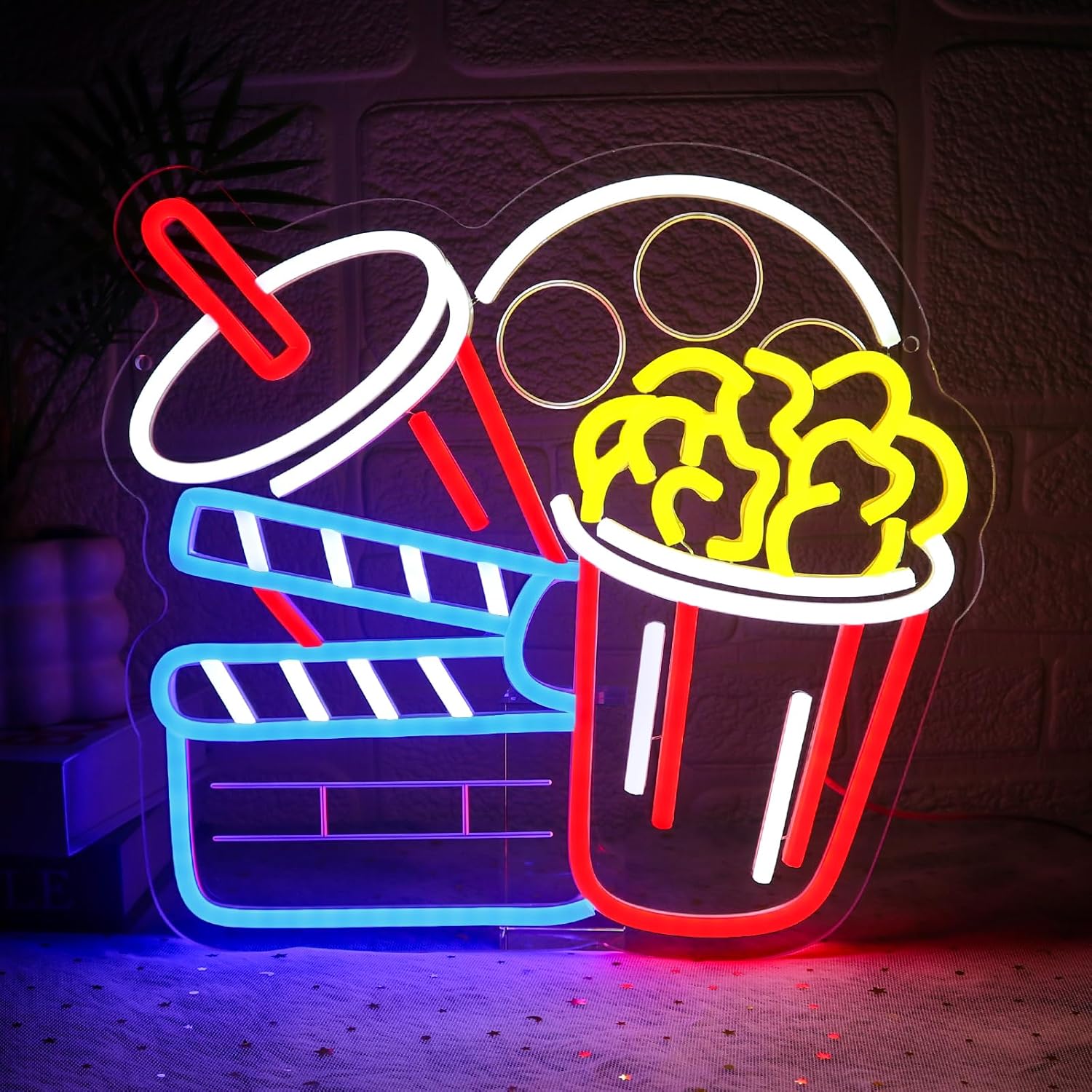 Kino-Neonlicht-Wanddekoration  – Home Cinema Wall Lights Bewertung und Preis