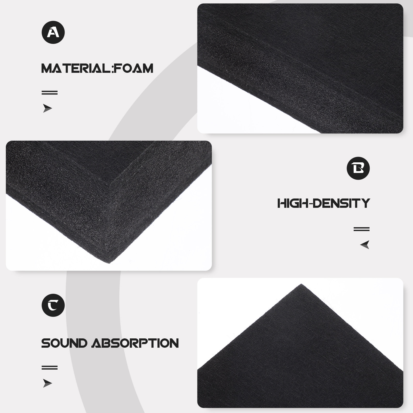 Hochwertige Schallabsorbierend – Acoustic Foam Panel Bewertung und Preis