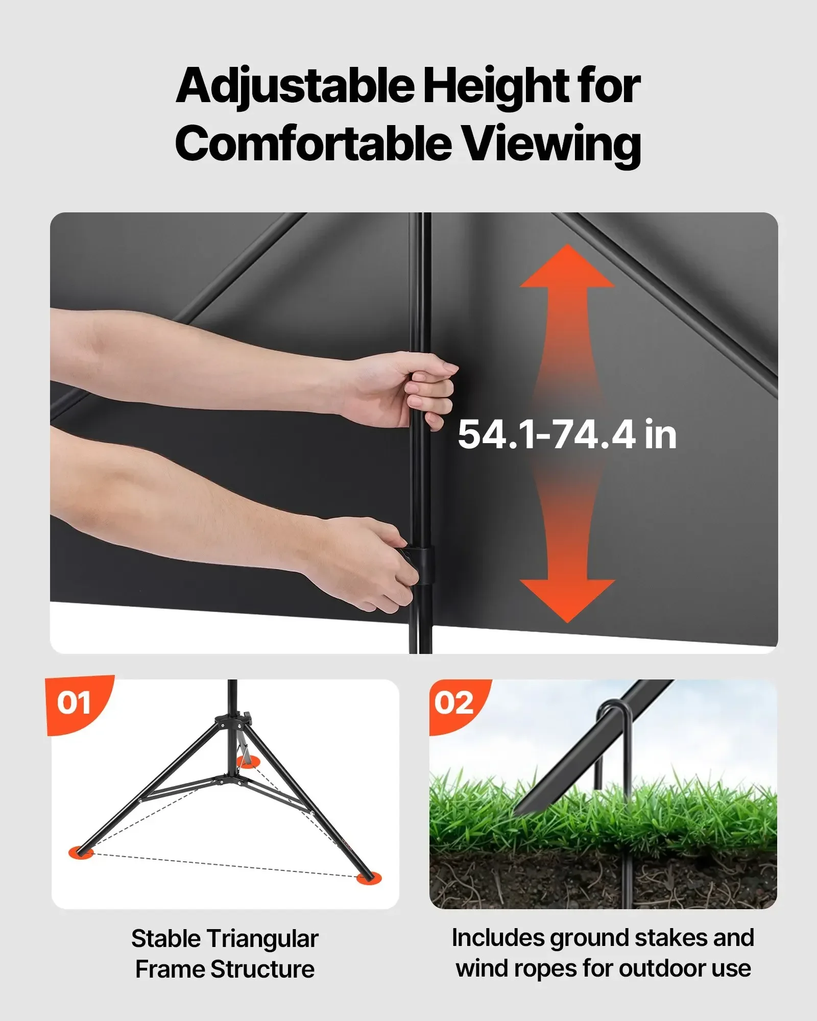 Projektor-Leinwand mit Stativ  – Projector Tripod Stand Bewertung und Preis
