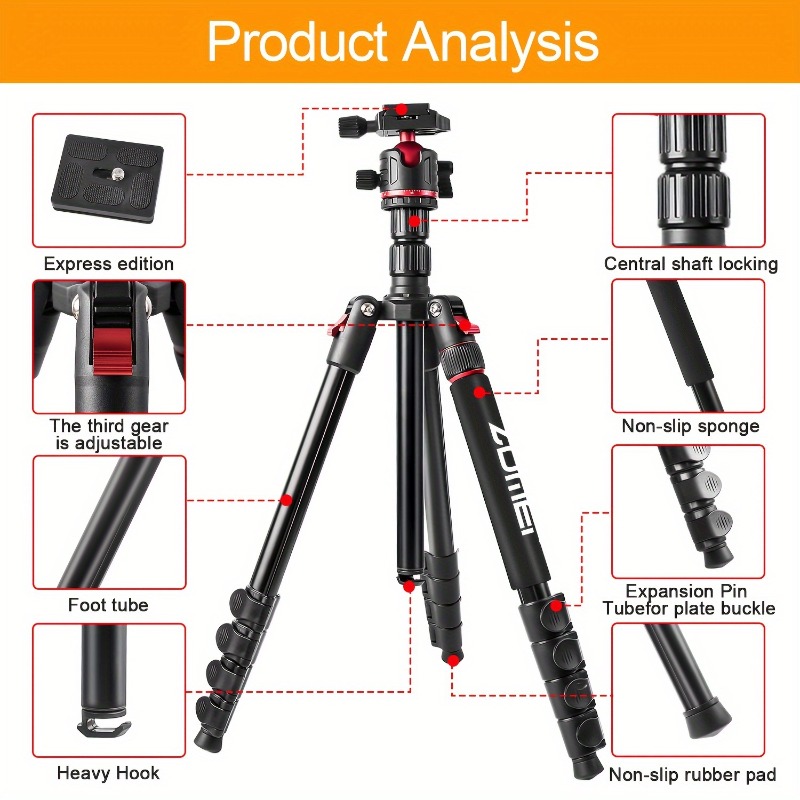ZOMEI 78,7 Zoll/200 cm robuste – Projector Tripod Stand Bewertung und Preis