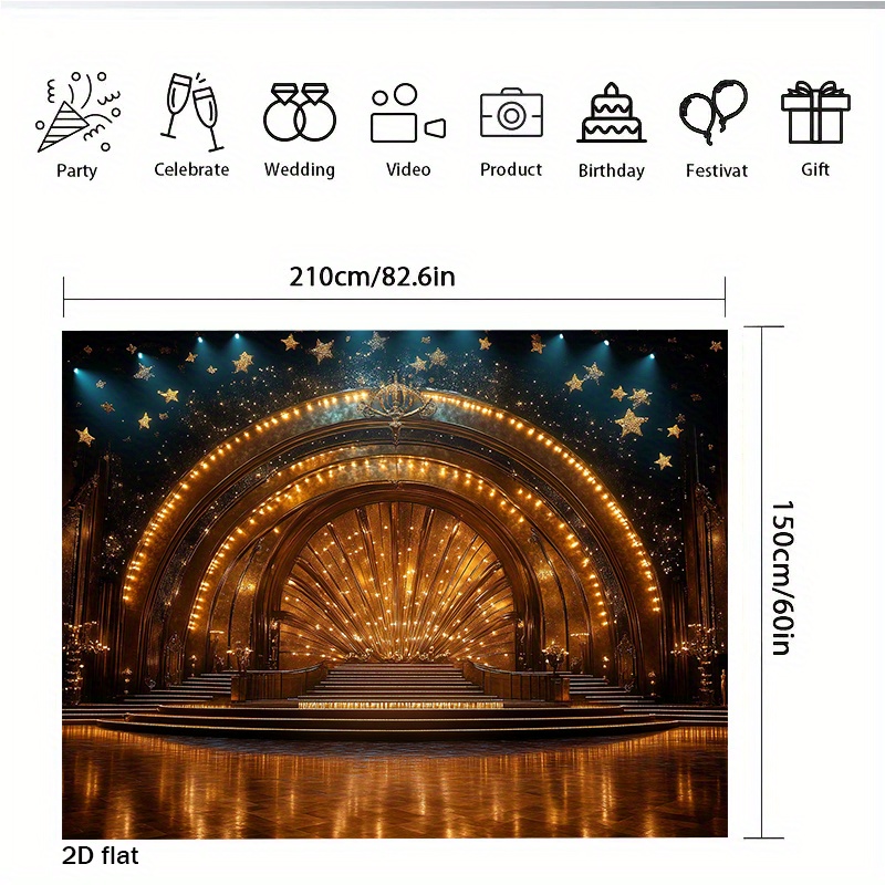 Luxuriöse Goldene Theater-Bühn – Home Cinema Wall Lights Bewertung und Preis