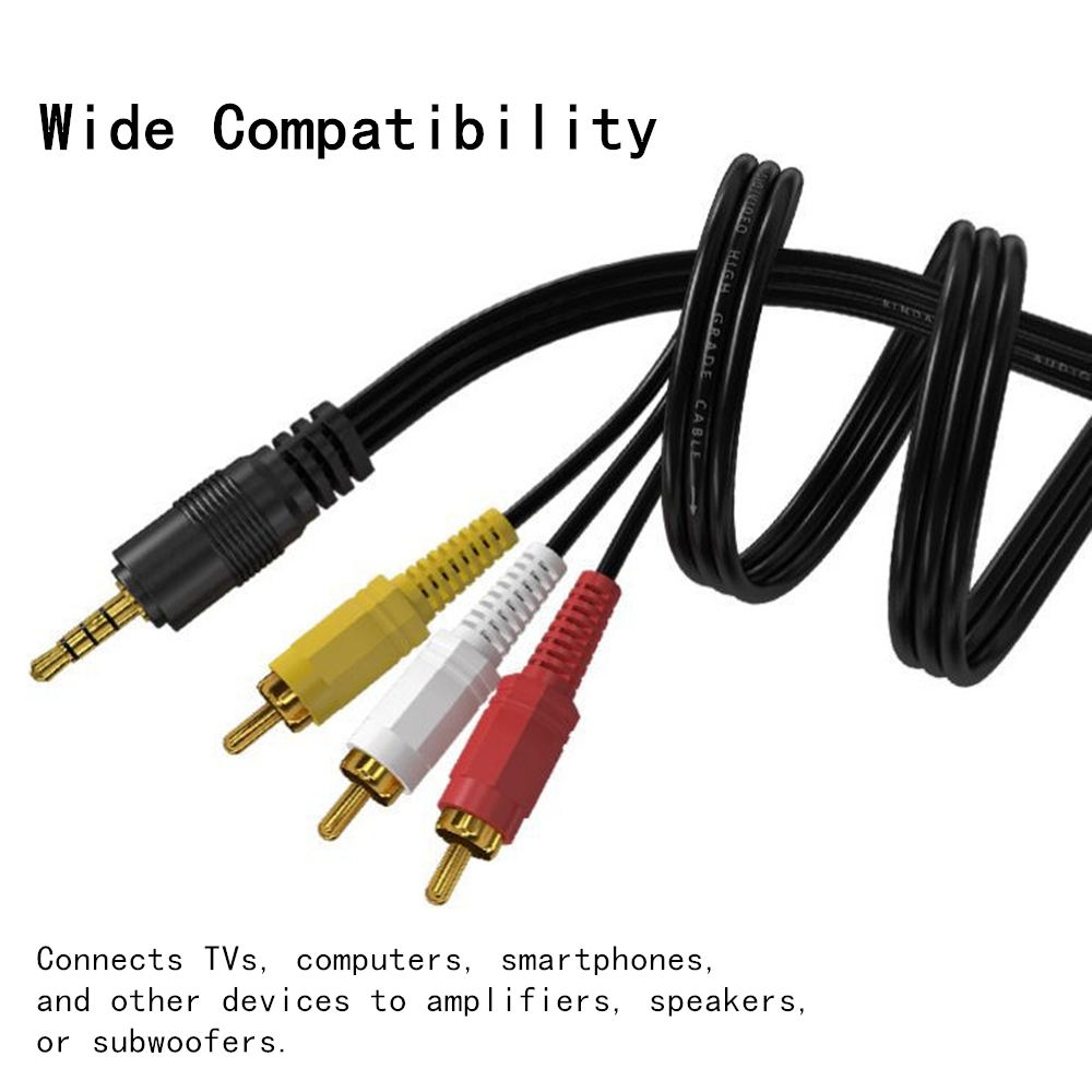 3,5 mm auf 3 Cinch-Audio-Video – Home Cinema Choice Bewertung und Preis