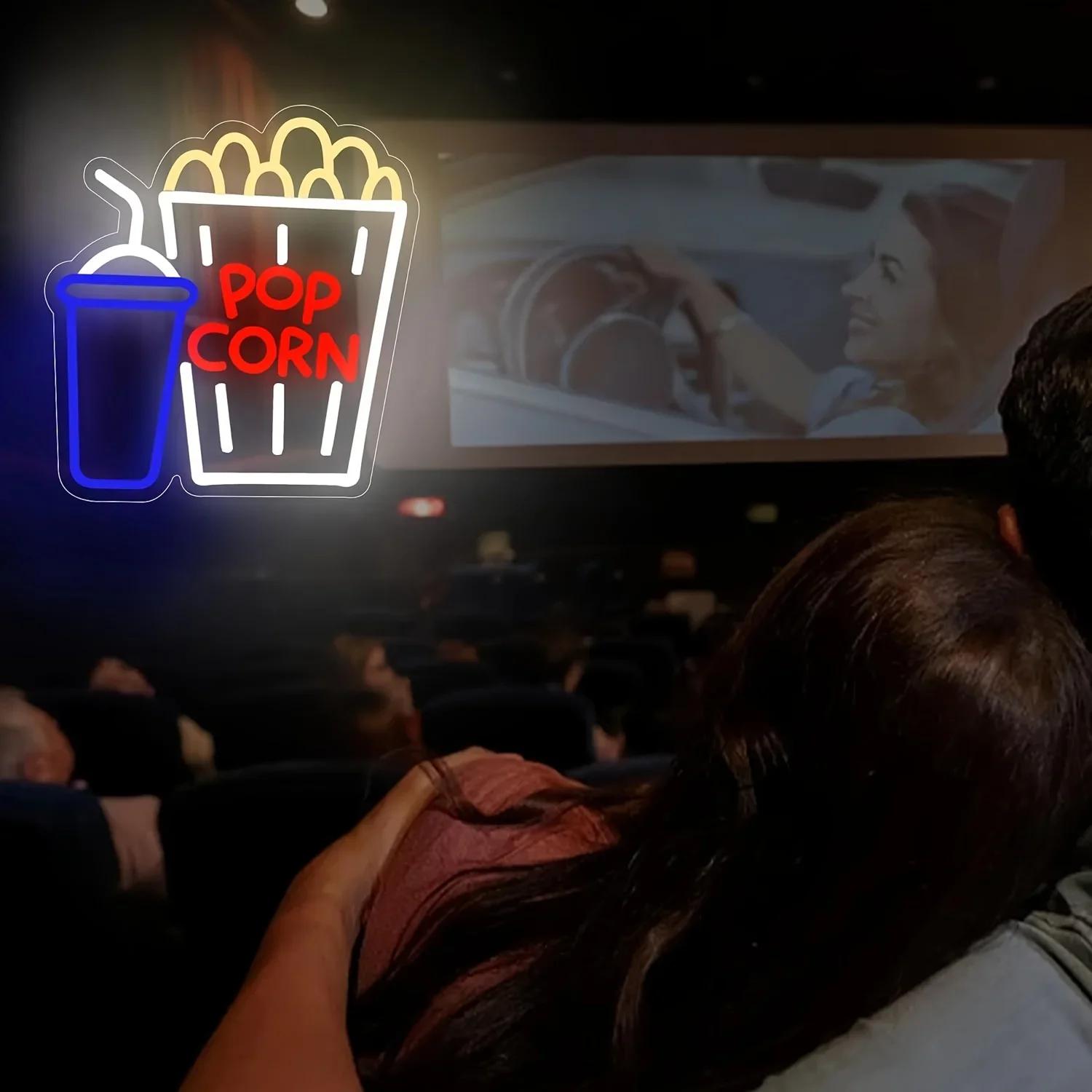 Popcorn-Getränke Neon-Schild D – Home Cinema Wall Lights Bewertung und Preis