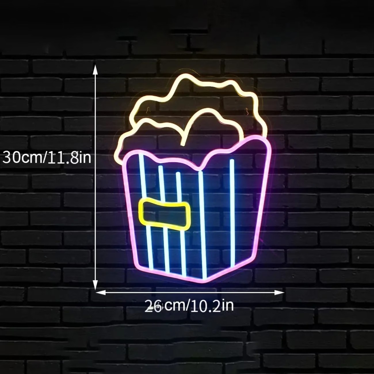 Buntes Popcorn-Neonschild LED- – Home Cinema Wall Lights Bewertung und Preis