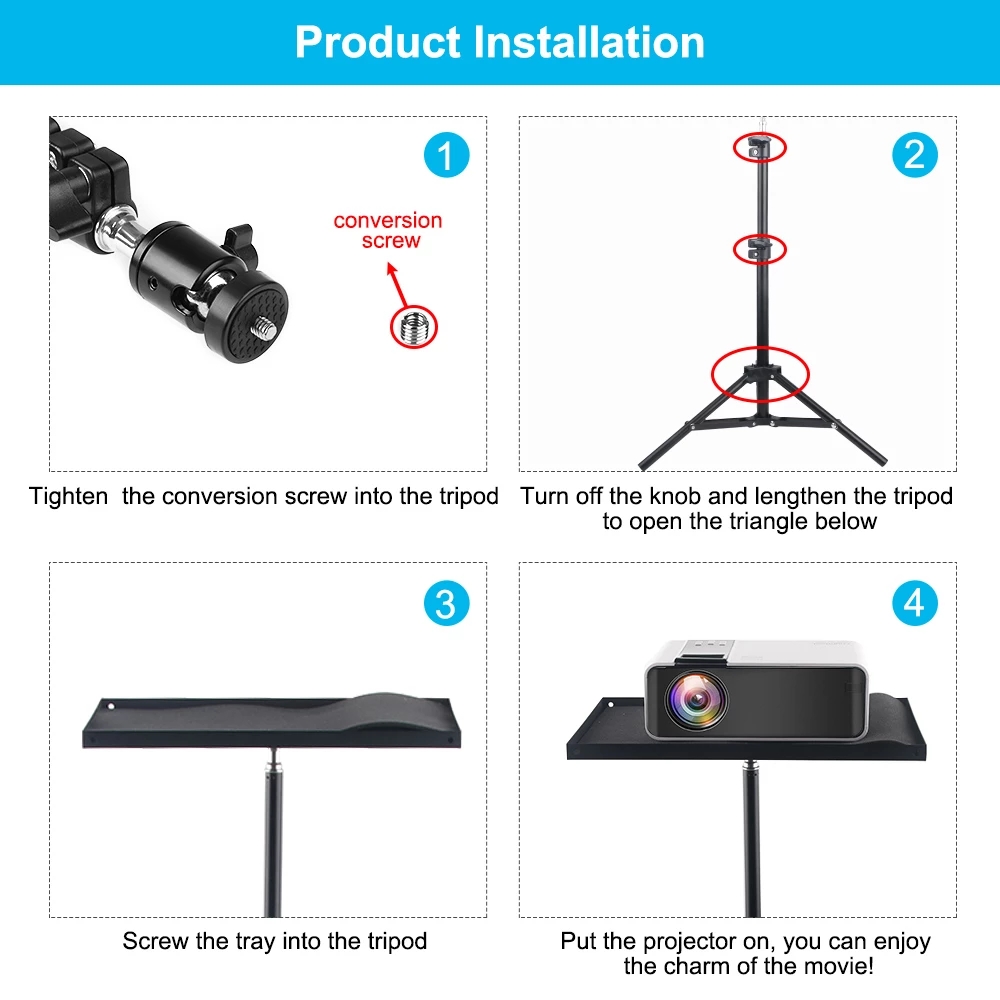 110 cm 160 cm Einstellbare Uni – Projector Tripod Stand Bewertung und Preis