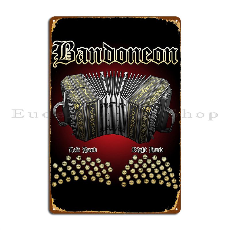 Bandoneon Metallplakette Poste – Home Cinema Wall Design Bewertung und Preis
