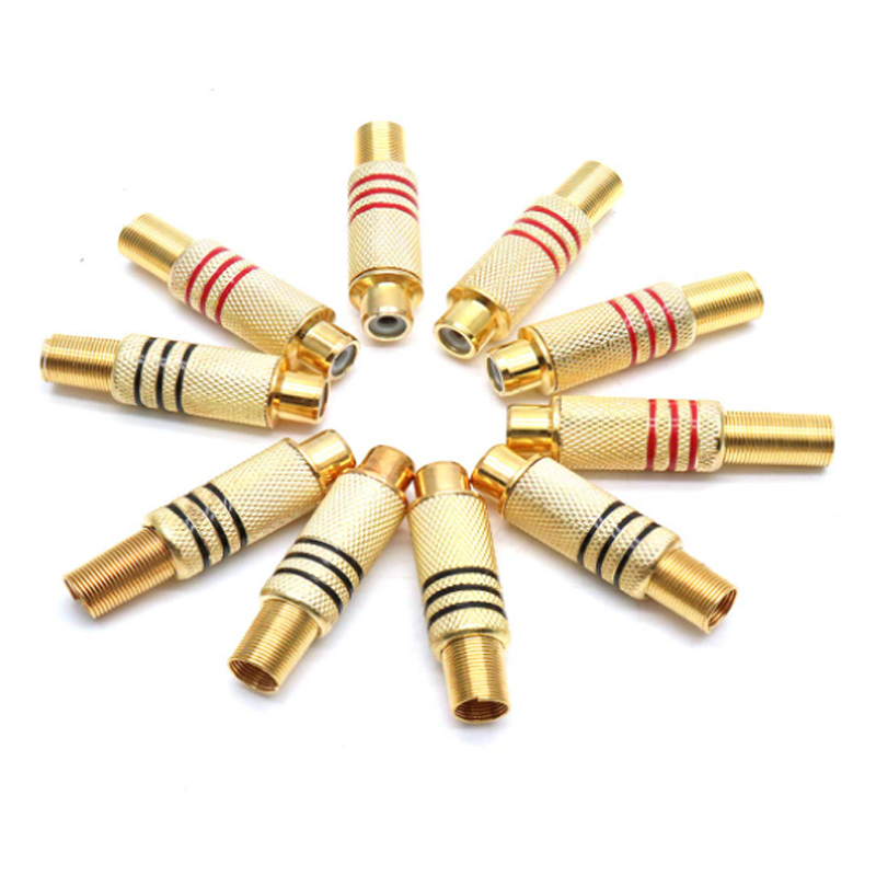 4 Stück RCA-Stecker Vergoldet  – Home Cinema Solution Bewertung und Preis